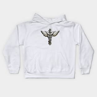 Caduceus Yellow Shadow Silhouette Anime Style Collection No. 210 Kids Hoodie